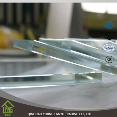 China fábrica tamanho 2mm para vidro float incolor de 19mm com CE e ISO