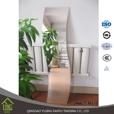 China supplier oval beveled mirror 2" wholesale