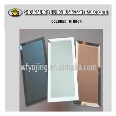 China wholesale aangepaste grootte 3mm - 12mm getint spiegel kleur spiegel