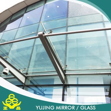 Clear and colored 19mm tempered glass for building and decoration