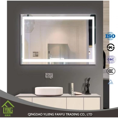 European - style modern home mirror furniture glass bathroom mirror with led light
