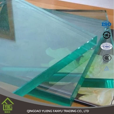 Preço de fábrica Design personalizado polido borda lisa de vidro temperado