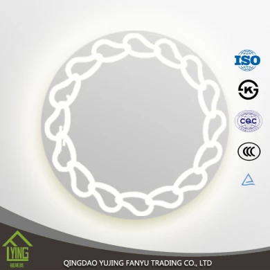 HOT SALE Clear beveled silver mirror with TUV ISO certificate for bathroom