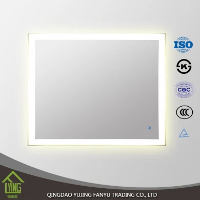 HOT SALE Clear beveled silver mirror with TUV ISO certificate for bathroom