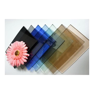 Heat Reflective Tinted Float Building Glass with CE&ISO certificate
