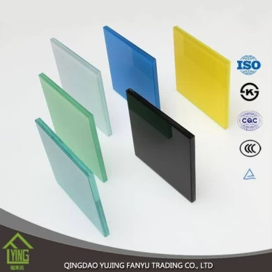 High Quality Bronze, Grey, Blue, Green, Pink Tinted Float Glass