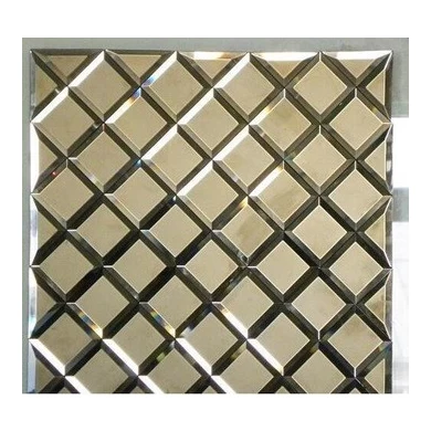 High quality silver coated colored mirror glass for large wall decorative