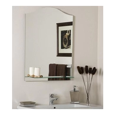 Venda quente prata revestido de espelhos de parede decorativa clara