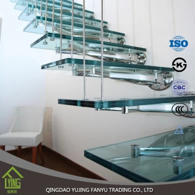 Manufacturer of top quality clear tempered laminated building glass for curtain