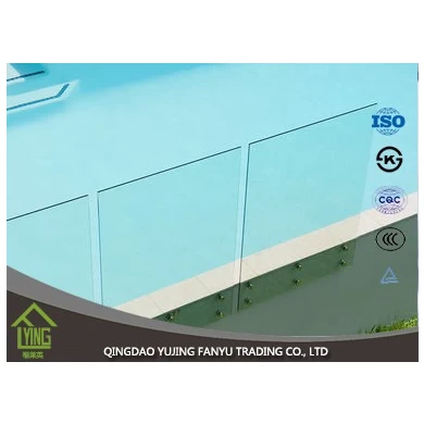 Safety tempered laminated glass for building fencing with factory price