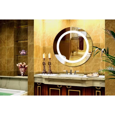Miroir de salle de bain intelligente avec dos lumière LED