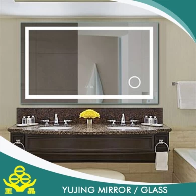 Wall hanging morden LED bathroom mirror silver mirror for decoration.
