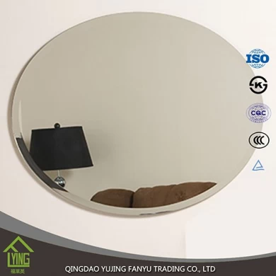 beveled edge oval bathroom mirror manufacturer in China