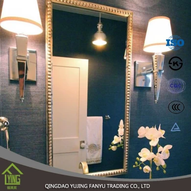 china clear sheet glass colored mirrors with low price