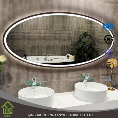 china custom decorative fancy wall bathroom mirror