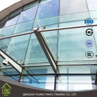 clear glass 5mm 6mm 8mm thickness Tempered Glass per inch cost
