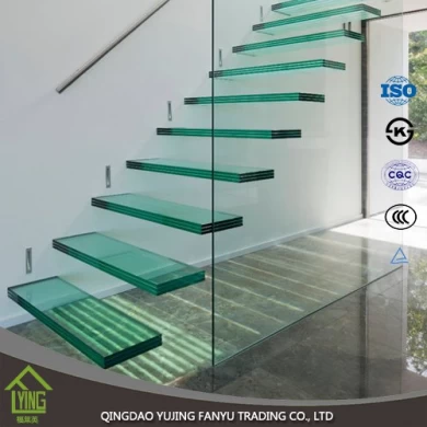 clear laminated glass safety building glass in China