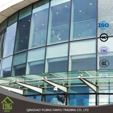 commercial building glass 6mm 8mm 12mm thickness toughened Tempered Glass for construction