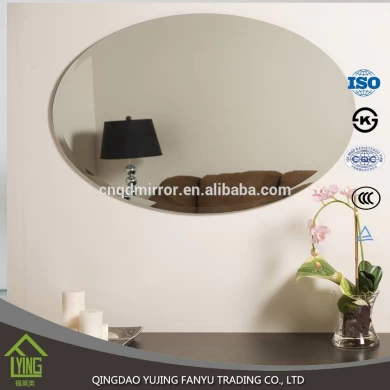 Aluminium-Kosmetikspiegel / Floatglas mit polierten Kanten für Hotel