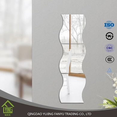 hoge kwaliteit home interieur wand 3mm aluminium spiegel voor de badkamer