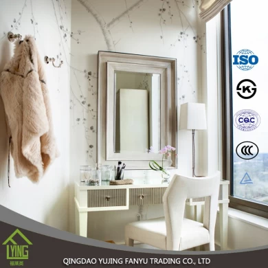latest design hotsale frameless decorative silver coated glass bathroom decorative mirror