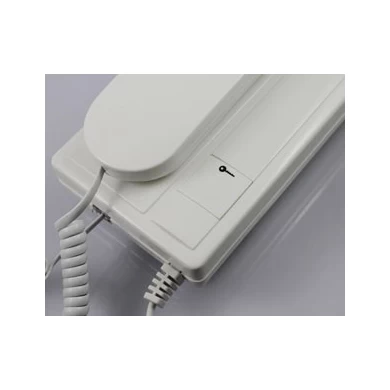 2 Cable Unlock Audio Unidad Exterior teléfono de la puerta de metal con cubierta de la lluvia PY-DP3208C