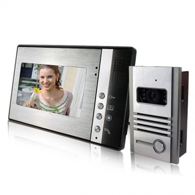 4 Wire Handsfree 7inch video deurtelefoon Nightvision Two Way Intercom PY-V802MB11