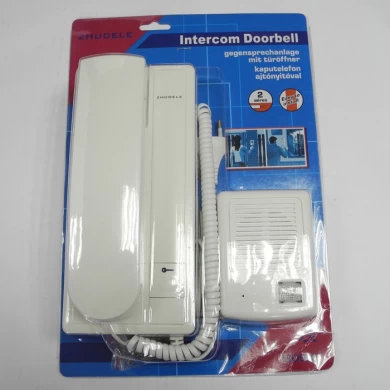 Eenvoudige doe-installatie audio deurtelefoon met ontgrendelfunctie PY-DP3208
