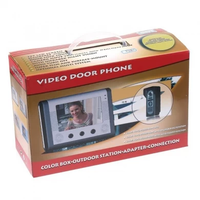 يدوي 7inch لنظام الهاتف الباب فيديو مع إفتح وظيفة مراقب PY-V801M13