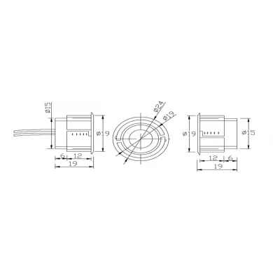 Hohe Sicherheit Magnetschloss Hersteller, Edelstahl Magnetverschluss