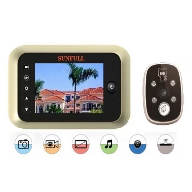 Home Security 3.5inch Digital Peephole Door Viewer With Photo Taking and Video Recording  PY-V518