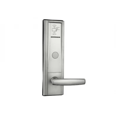 Stainless steel Hotel lock Supplier, Free software hotel keycard lock factory