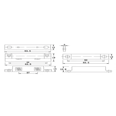 Aufputz-Magnetschalter Ideal für hölzerne Tür / Fenster PY-C31 neu