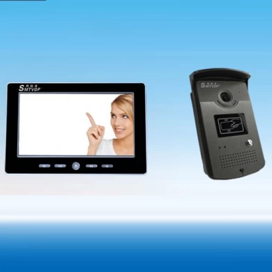 Вилла Тип RFID 10 дюймовый цветной видео-телефон двери Комплект с дождем крышки PY-V101-FD