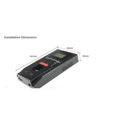 contrôle d'accès biométrique d'empreintes digitales et de la fréquentation à temps F20