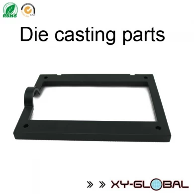 Black coated aluminum alloy 6061 die casted kitchen frame