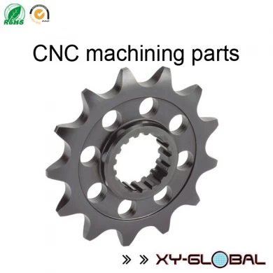 CNC machined parts supplies, Custom made steel front sprockets