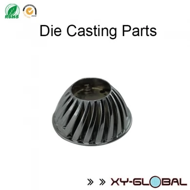 合格的压铸汽车配件铝合金ADC12散热器配件
