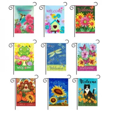 12*18 inch Garden Flags for Yard Holiday and Seasonal Decorative Flags Small Garden Outdoor Decorative