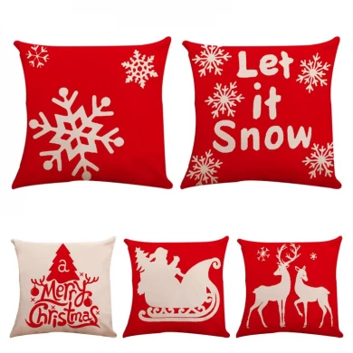 18*18 inch Throw Pillow Case Sofa Indoor xmas Home decoration Christmas Pillows Covers