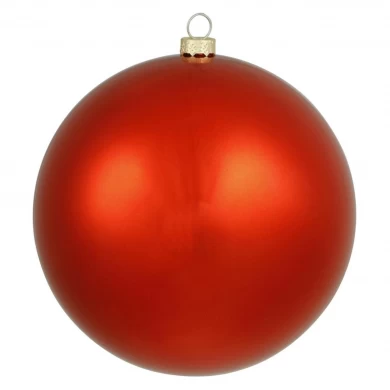 20cm matte finish good quallity hanging plastic christmas ball