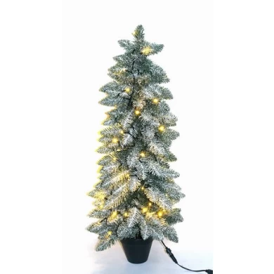 4.5-Ft gate tree doorway lighted christmas cone trees