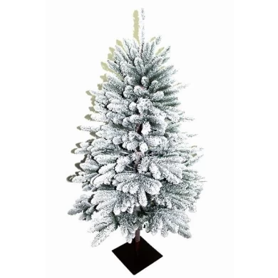 4.5-Ft pre lit christmas entryway tree with pot