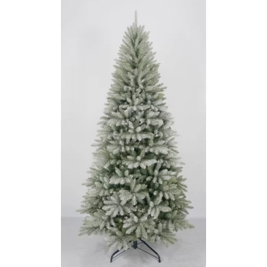 6-Ft pre-lit foldable artificial snow christmas tree