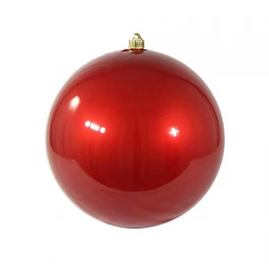 7.87" pearl finish plastic shatterproof christmas hanging ball