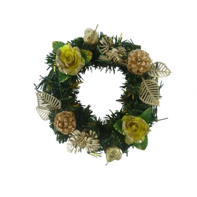 8" Mini artificial christmas wreaths