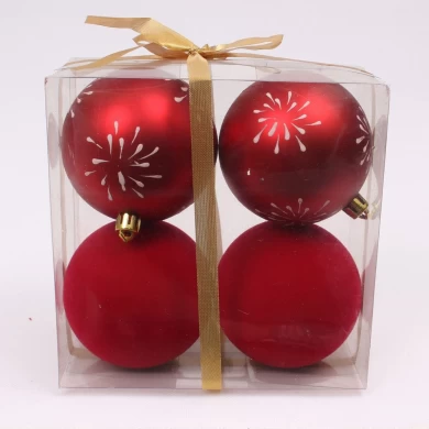 Attractive Plastic Christmas Ornament Shatter Proof Ball