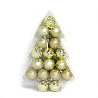 Attractive fine quality shatterproof christmas tree ball