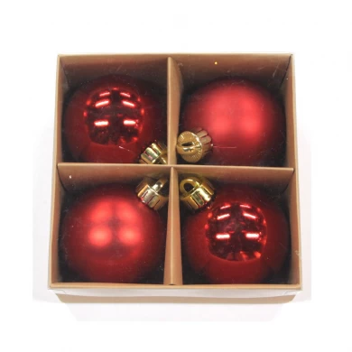 Attractive shatterproof plastic christmas decorated tree ball