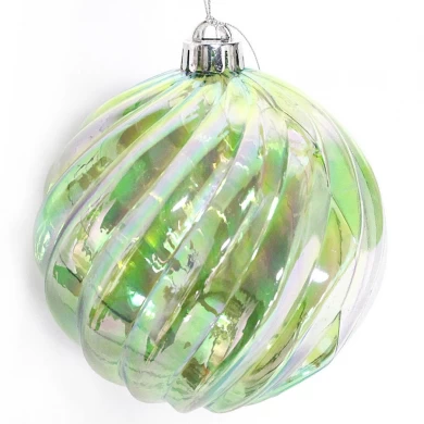 Attractive wholesale christmas plastic ball ornament